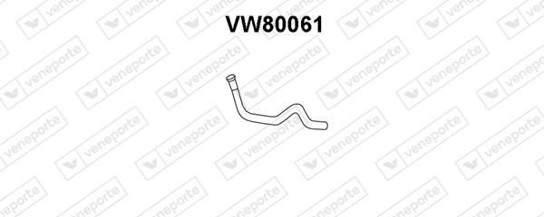 Veneporte VW80061 Exhaust pipe VW80061: Buy near me in Poland at 2407.PL - Good price!