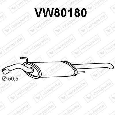 Veneporte VW80180 Endschalldämpfer VW80180: Kaufen Sie zu einem guten Preis in Polen bei 2407.PL!