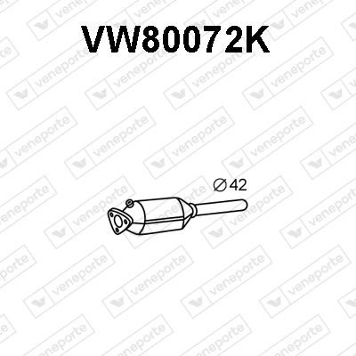 Veneporte VW80072K Катализатор VW80072K: Отличная цена - Купить в Польше на 2407.PL!