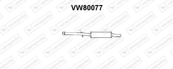 Veneporte VW80077 Резонатор VW80077: Приваблива ціна - Купити у Польщі на 2407.PL!