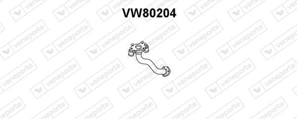 Veneporte VW80204 Выхлопная труба VW80204: Отличная цена - Купить в Польше на 2407.PL!