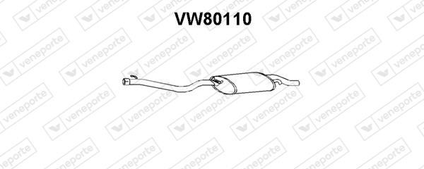 Veneporte VW80110 Глушник, задня частина VW80110: Приваблива ціна - Купити у Польщі на 2407.PL!