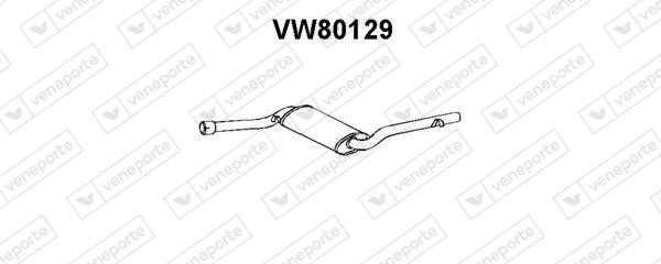 Veneporte VW80129 Резонатор VW80129: Отличная цена - Купить в Польше на 2407.PL!