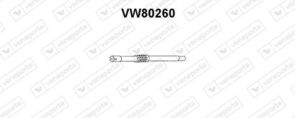 Veneporte VW80260 Выхлопная труба VW80260: Отличная цена - Купить в Польше на 2407.PL!