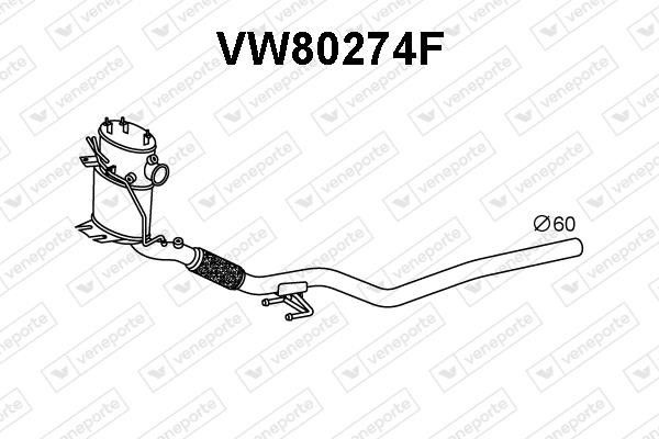 Veneporte VW80274F Filtr cząstek stałych DPF VW80274F: Dobra cena w Polsce na 2407.PL - Kup Teraz!