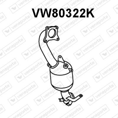 Veneporte VW80322K Каталізатор VW80322K: Приваблива ціна - Купити у Польщі на 2407.PL!