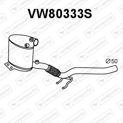Veneporte VW80333S Diesel particulate filter DPF VW80333S: Buy near me in Poland at 2407.PL - Good price!