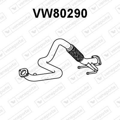 Veneporte VW80290 End Silencer VW80290: Buy near me in Poland at 2407.PL - Good price!