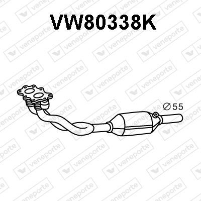 Veneporte VW80338K Катализатор VW80338K: Отличная цена - Купить в Польше на 2407.PL!