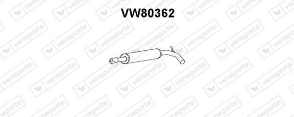 Veneporte VW80362 Resonator VW80362: Buy near me in Poland at 2407.PL - Good price!