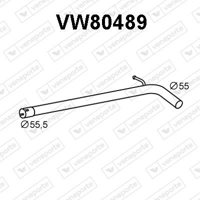 Veneporte VW80489 Abgasrohr VW80489: Kaufen Sie zu einem guten Preis in Polen bei 2407.PL!