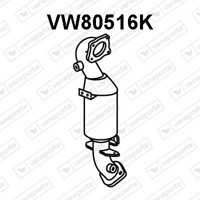 Veneporte VW80516K Катализатор VW80516K: Отличная цена - Купить в Польше на 2407.PL!