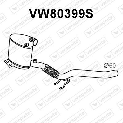 Veneporte VW80399S Фильтр сажевый DPF VW80399S: Отличная цена - Купить в Польше на 2407.PL!