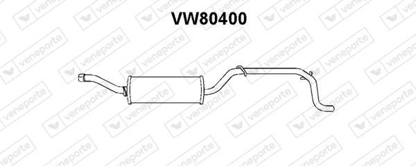 Veneporte VW80400 Глушник, задня частина VW80400: Приваблива ціна - Купити у Польщі на 2407.PL!
