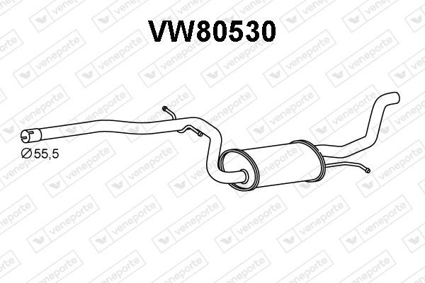 Veneporte VW80530 Endschalldämpfer VW80530: Kaufen Sie zu einem guten Preis in Polen bei 2407.PL!