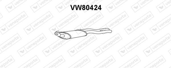 Veneporte VW80424 Tłumik, część tylna VW80424: Dobra cena w Polsce na 2407.PL - Kup Teraz!