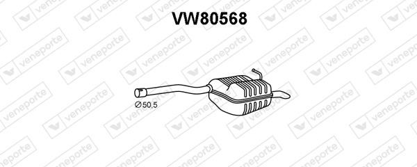 Veneporte VW80568 Tłumik, część tylna VW80568: Dobra cena w Polsce na 2407.PL - Kup Teraz!
