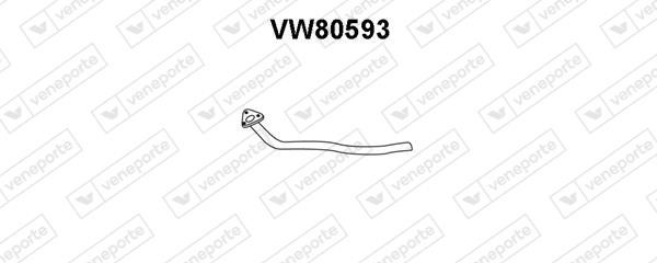 Veneporte VW80593 Выхлопная труба VW80593: Отличная цена - Купить в Польше на 2407.PL!
