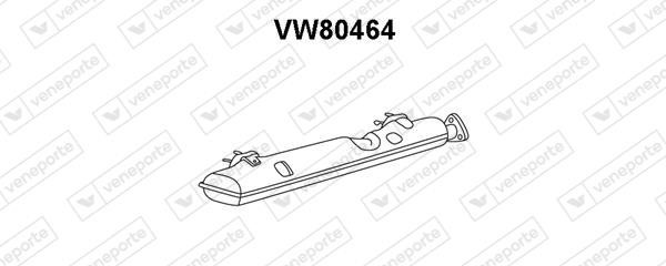 Veneporte VW80464 Глушник, задня частина VW80464: Приваблива ціна - Купити у Польщі на 2407.PL!