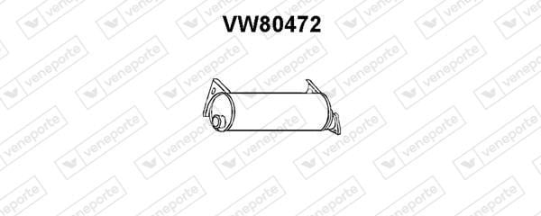 Veneporte VW80472 Глушник, задня частина VW80472: Приваблива ціна - Купити у Польщі на 2407.PL!