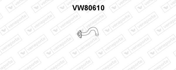 Veneporte VW80610 Exhaust pipe VW80610: Buy near me in Poland at 2407.PL - Good price!