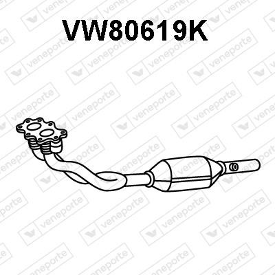 Veneporte VW80619K Catalytic Converter VW80619K: Buy near me in Poland at 2407.PL - Good price!