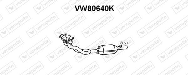 Veneporte VW80640K Catalytic Converter VW80640K: Buy near me in Poland at 2407.PL - Good price!