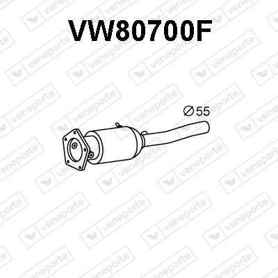 Veneporte VW80700F Diesel particulate filter DPF VW80700F: Buy near me in Poland at 2407.PL - Good price!