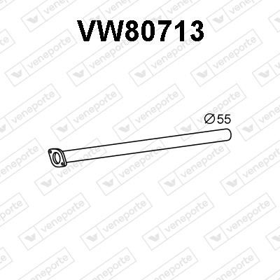 Veneporte VW80713 Rura wydechowa VW80713: Dobra cena w Polsce na 2407.PL - Kup Teraz!