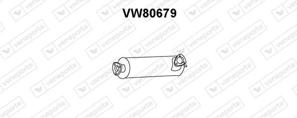Veneporte VW80679 End Silencer VW80679: Buy near me in Poland at 2407.PL - Good price!