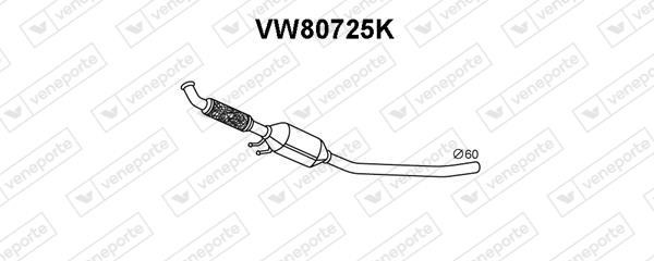 Veneporte VW80725K Katalizator VW80725K: Dobra cena w Polsce na 2407.PL - Kup Teraz!