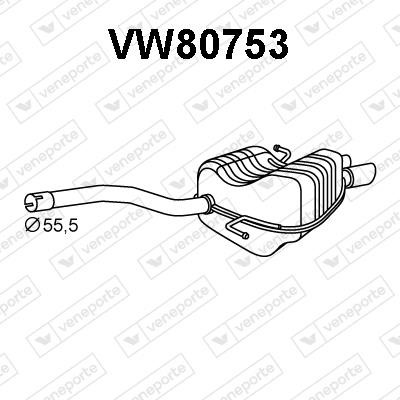 Veneporte VW80753 Endschalldämpfer VW80753: Kaufen Sie zu einem guten Preis in Polen bei 2407.PL!