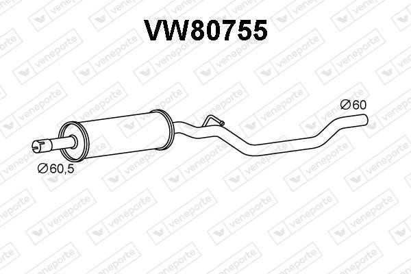 Veneporte VW80755 Resonator VW80755: Buy near me in Poland at 2407.PL - Good price!