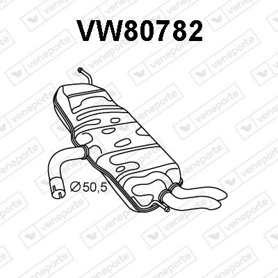 Veneporte VW80782 Амортизатор VW80782: Приваблива ціна - Купити у Польщі на 2407.PL!