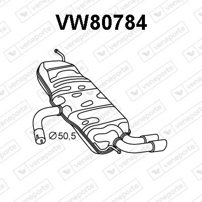 Veneporte VW80784 Amortyzator VW80784: Atrakcyjna cena w Polsce na 2407.PL - Zamów teraz!