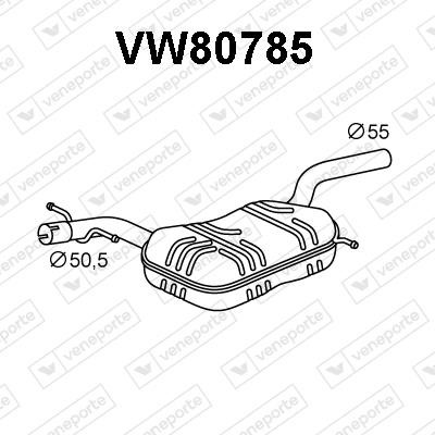 Veneporte VW80785 Amortyzator VW80785: Dobra cena w Polsce na 2407.PL - Kup Teraz!
