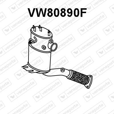 Veneporte VW80890F Diesel particulate filter DPF VW80890F: Buy near me in Poland at 2407.PL - Good price!
