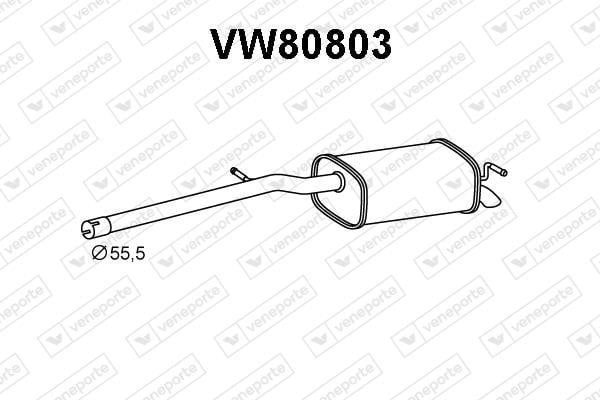 Veneporte VW80803 Амортизатор VW80803: Приваблива ціна - Купити у Польщі на 2407.PL!