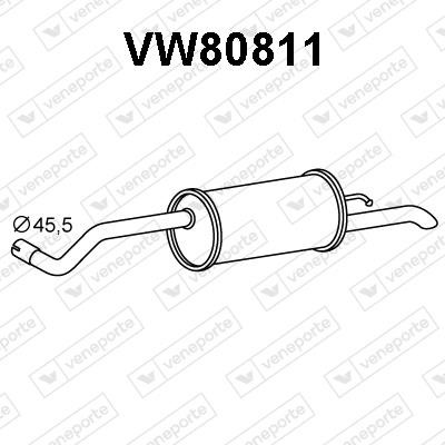 Veneporte VW80811 Амортизатор VW80811: Отличная цена - Купить в Польше на 2407.PL!