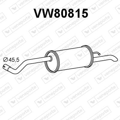 Veneporte VW80815 Амортизатор VW80815: Приваблива ціна - Купити у Польщі на 2407.PL!