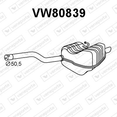Veneporte VW80839 Endschalldämpfer VW80839: Kaufen Sie zu einem guten Preis in Polen bei 2407.PL!