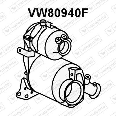 Veneporte VW80940F Diesel particulate filter DPF VW80940F: Buy near me in Poland at 2407.PL - Good price!