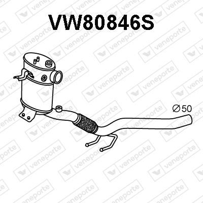 Veneporte VW80846S Diesel particulate filter DPF VW80846S: Buy near me in Poland at 2407.PL - Good price!