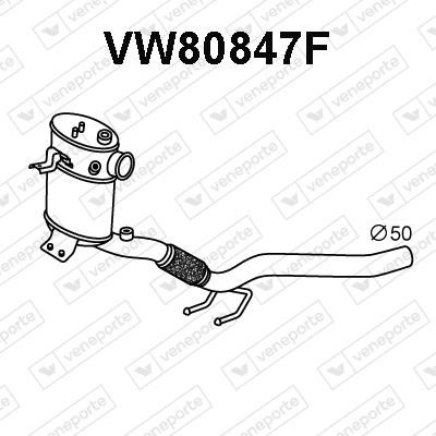 Veneporte VW80847F Diesel particulate filter DPF VW80847F: Buy near me in Poland at 2407.PL - Good price!