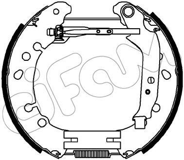 Cifam 151329 Brake shoe set 151329: Buy near me at 2407.PL in Poland at an Affordable price!