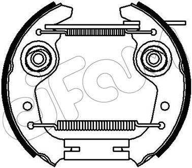 Cifam 151244 Brake shoe set 151244: Buy near me at 2407.PL in Poland at an Affordable price!
