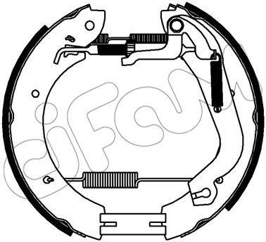Cifam 151360 Brake shoe set 151360: Buy near me at 2407.PL in Poland at an Affordable price!