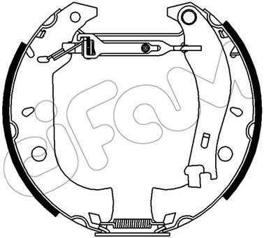 Cifam 151396 Brake shoe set 151396: Buy near me at 2407.PL in Poland at an Affordable price!