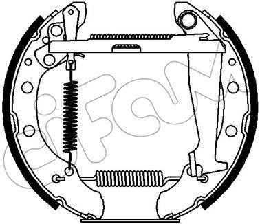 Cifam 151-415 Brake shoe set 151415: Buy near me at 2407.PL in Poland at an Affordable price!
