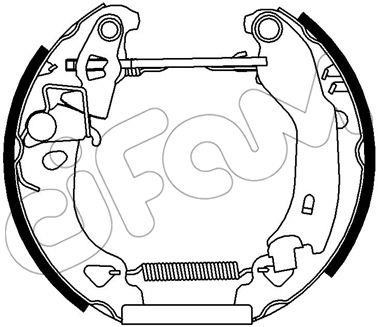 Cifam 151421 Brake shoe set 151421: Buy near me at 2407.PL in Poland at an Affordable price!